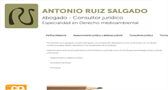 Desktop Screenshot of antonioruizabogados.es